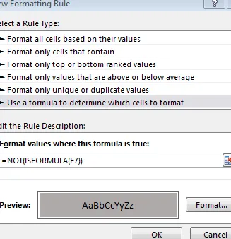 Formato condicional por Jeff Lenning