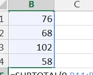 Función SUBTOTAL de Excel por Jeff Lenning