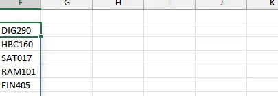 Usando la función ÚNICA para crear las etiquetas de fila