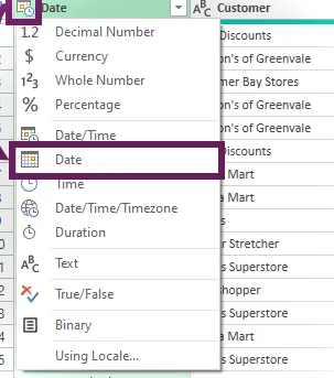 Cambiar tipo de datos: transformación básica