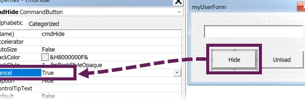 Tecla Esc para cerrar VBA UserForm