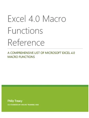 Macro de Excel 4 - Portada PDF