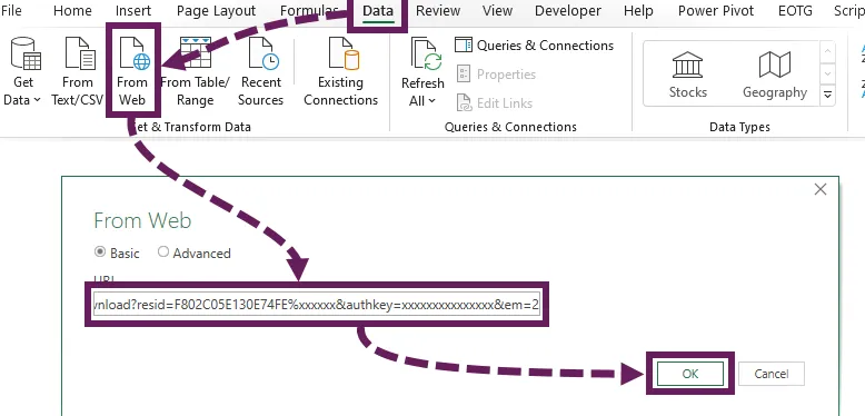 Obtener datos de la Web en Power Query