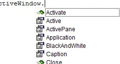 Ventana Intellisense Powerpoint VBA