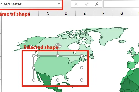 Gráfico de mapa: selección de imagen y nombre