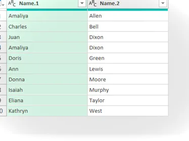 Dividir datos en Power Query