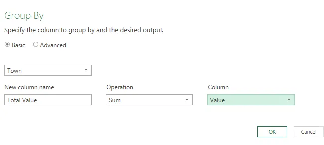 Utilice GroupBy para combinar los registros en una vista agregada